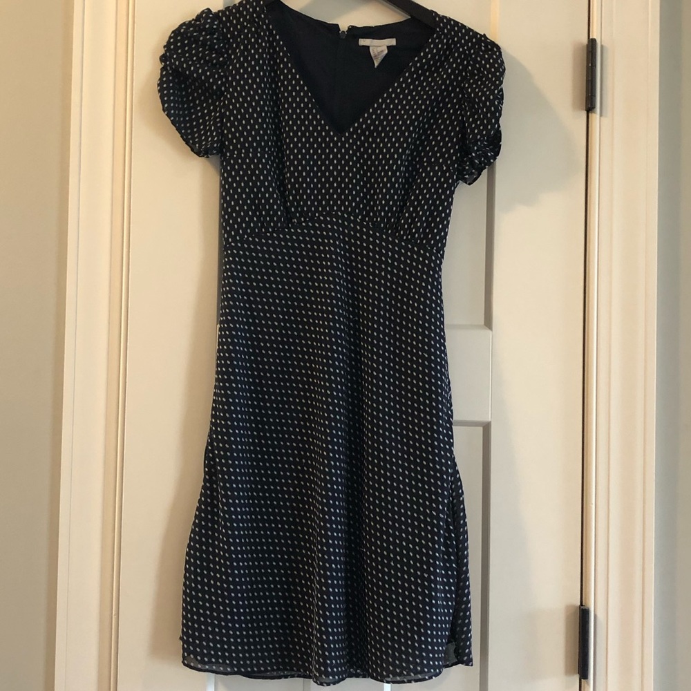 Size 2 H&M Black with dotted pattern dress